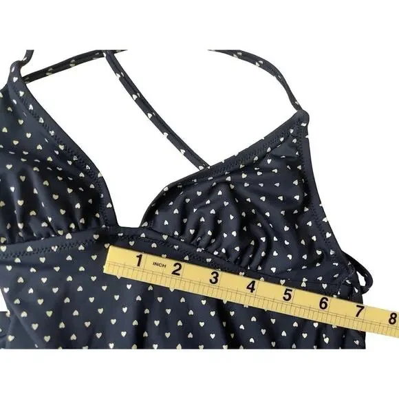 Madewell Polka Dot One Piece Open Back Swimsuit Retro Pin Up Resort - Size 2 - Picture 7 of 11